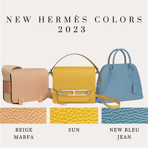 new Hermes colors chart